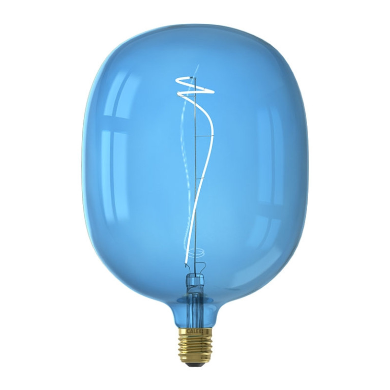 Calex Filament LED Lamp Avesta XXL Saphire Blue Ø170 mm E27 4W