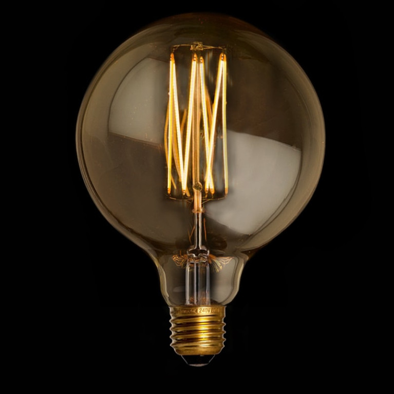 Filament LED Lamp Globe Gold E27 4W
