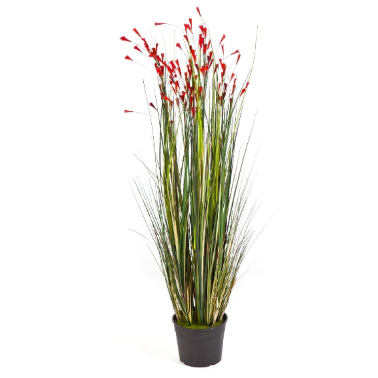 Kunstplant Coral Gras Rood 120 cm