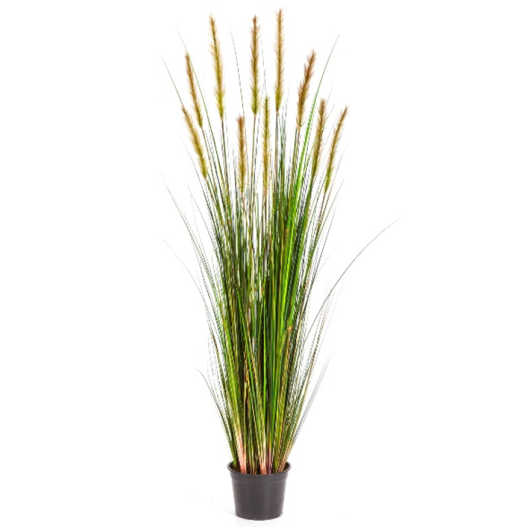 Kunstplant Vossenstaart Gras Groen 150 cm