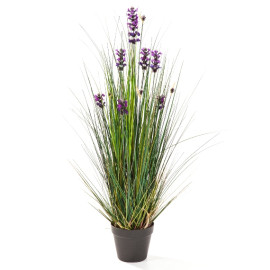 Kunstplant Lavendel Gras 90 cm