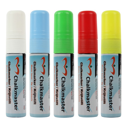 Krijtstiften 5 stuks kleuren 15 mm